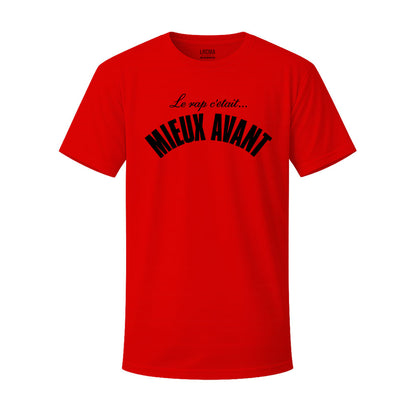 T-shirt rouge THE INFAMOUS RAP noir - LRCMA