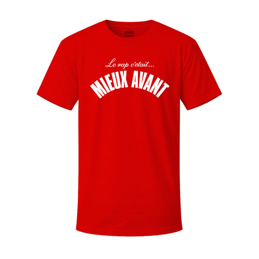T-shirt rouge THE INFAMOUS RAP - LRCMA