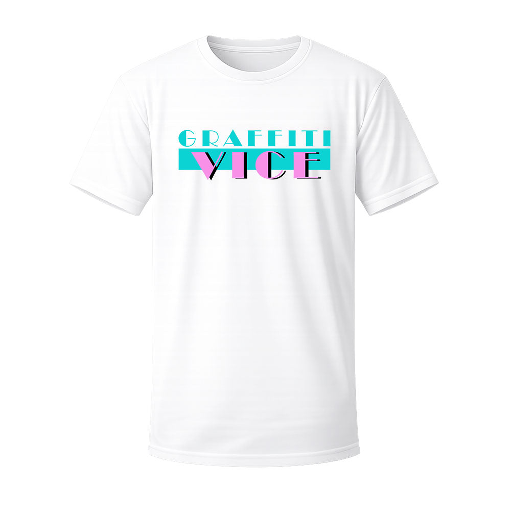 T-shirt blanc MIAMI - GRAFFITI VICE