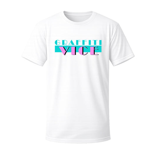 T-shirt blanc MIAMI - GRAFFITI VICE