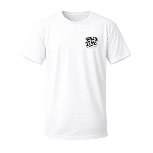 T-shirt blanc ORIGINAL - FAIS LA DIFF