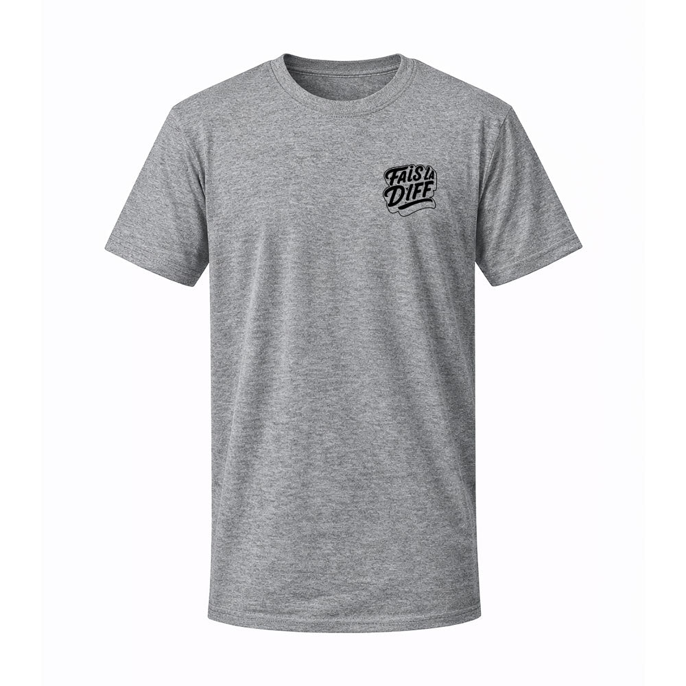 T-shirt gris ORIGINAL - FAIS LA DIFF