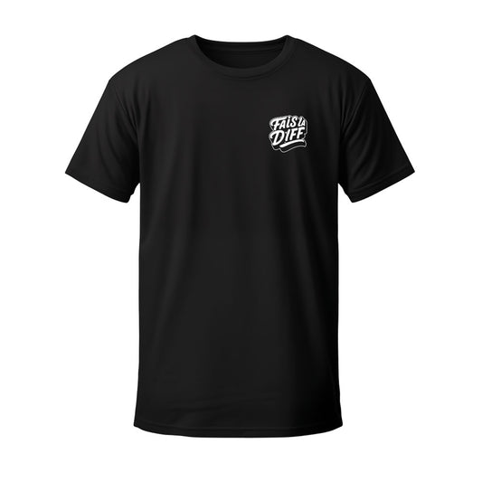 T-shirt noir ORIGINAL - FAIS LA DIFF