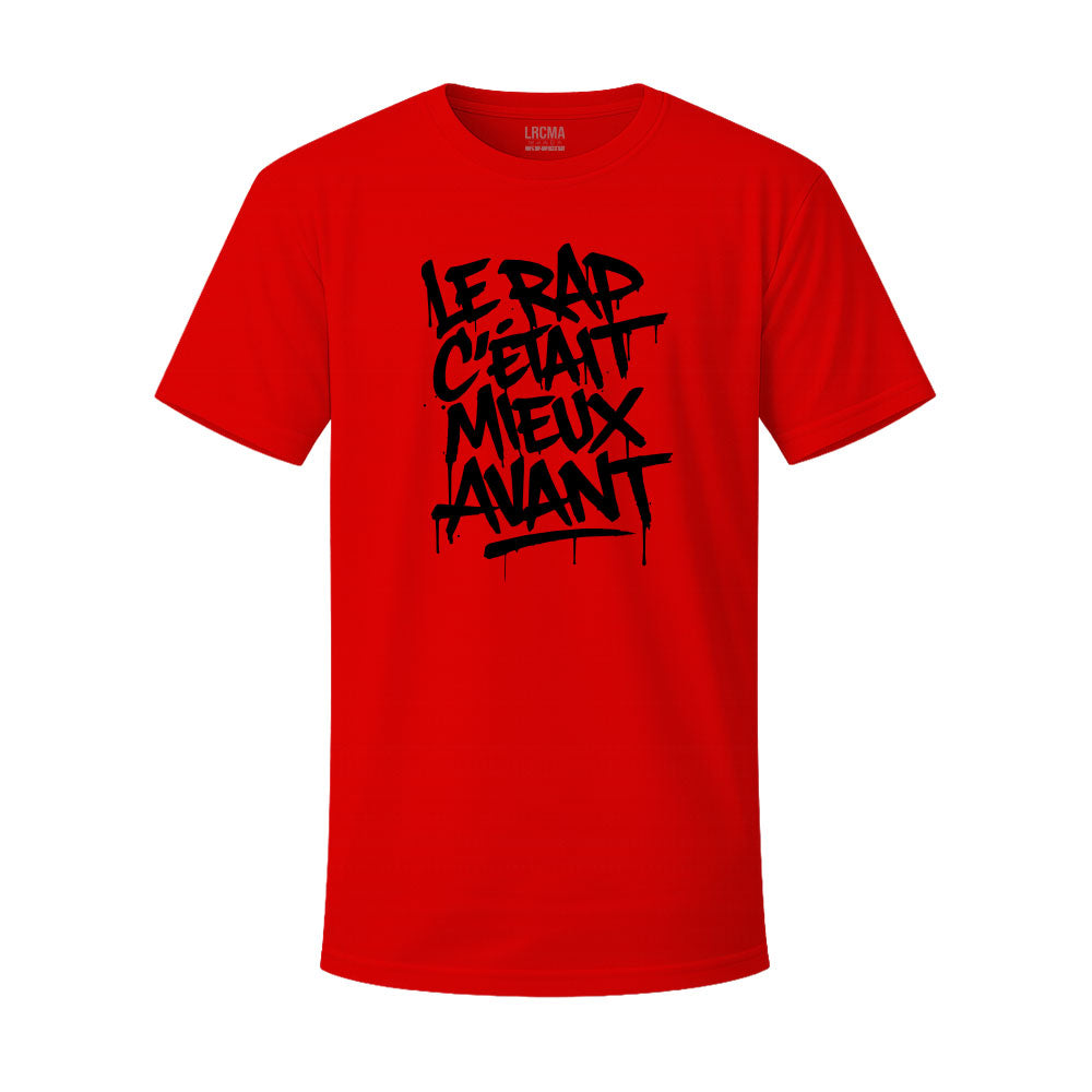 T-shirt rouge HANDSTYLE noir - LRCMA