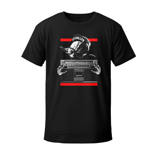 T-shirt noir YODA - POETIC 90
