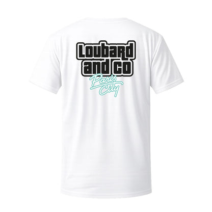 T-shirt blanc LOUBARD PARIS CITY - LOUBARD & CO