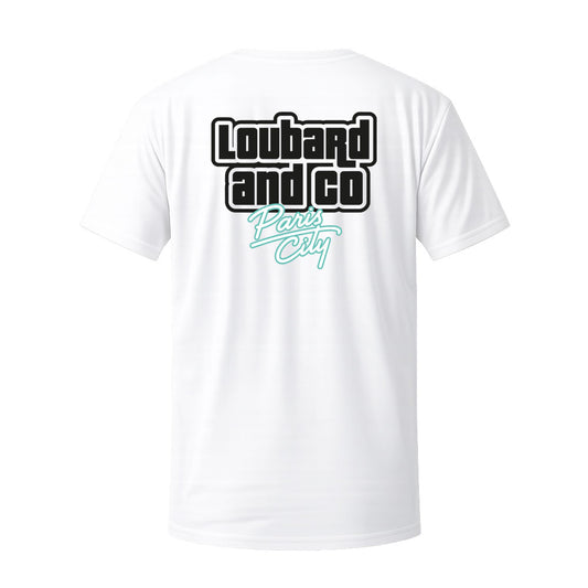 T-shirt blanc LOUBARD PARIS CITY - LOUBARD & CO
