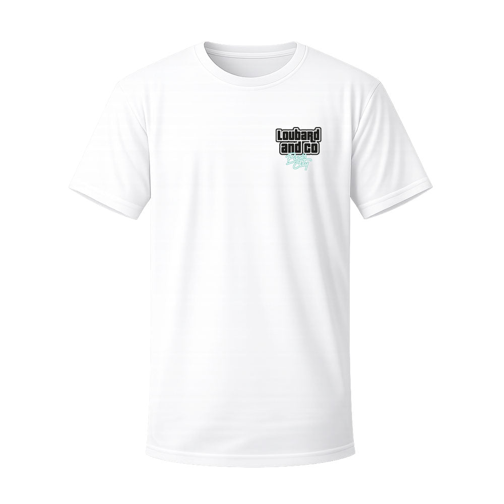 T-shirt blanc LOUBARD PARIS CITY - LOUBARD & CO