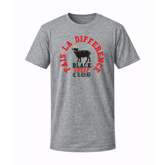 T-shirt gris BLACK SHIP - FAIS LA DIFF