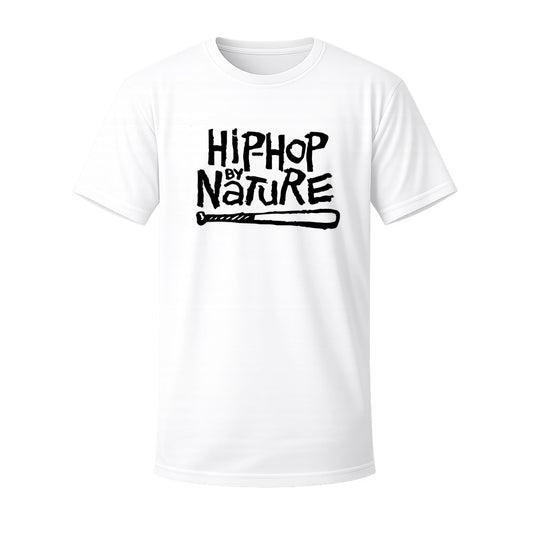 T-shirt blanc HIP HOP BY NATURE - POETIC 90
