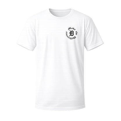 T-shirt blanc MAKE THE DIFF - FAIS LA DIFF