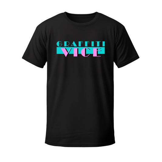 T-shirt noir MIAMI - GRAFFITI VICE