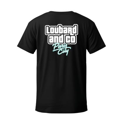 T-shirt noir LOUBARD PARIS CITY - LOUBARD & CO