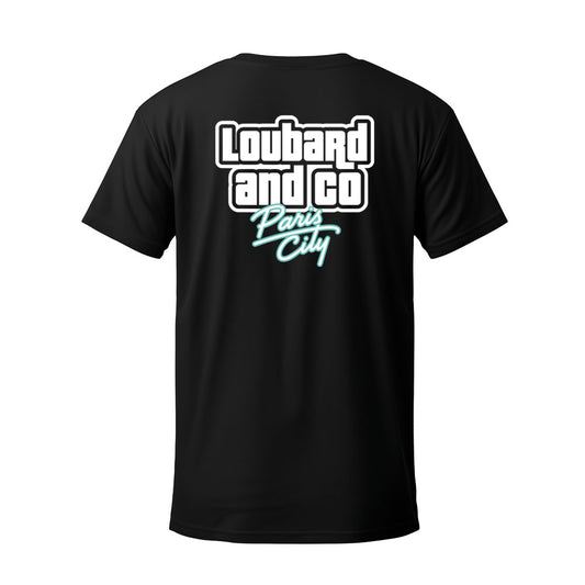 T-shirt noir LOUBARD PARIS CITY - LOUBARD & CO