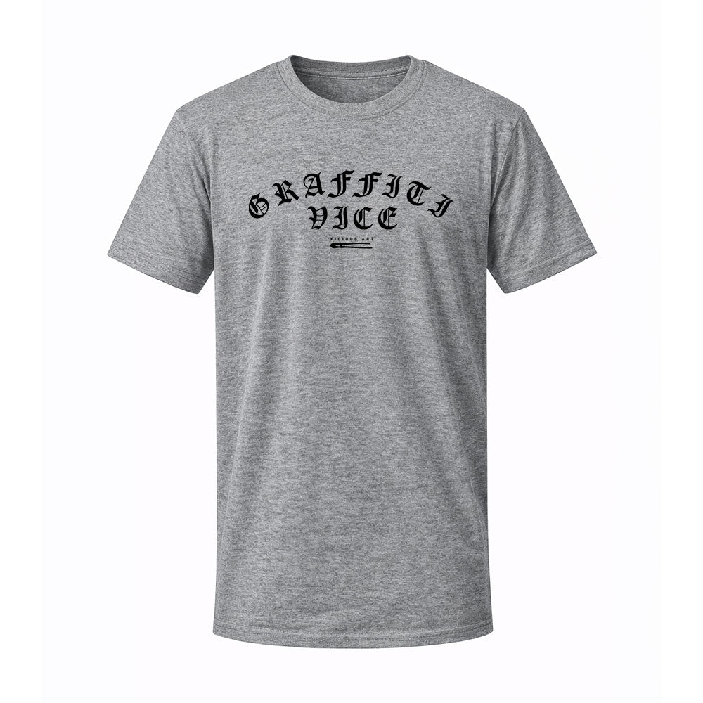 T-shirt gris VICIOUS ART - GRAFFITI VICE