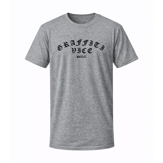 T-shirt gris VICIOUS ART - GRAFFITI VICE