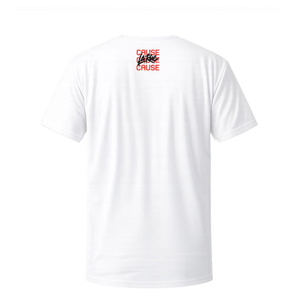 T-shirt blanc LA RUE CAUSE - KARLITO