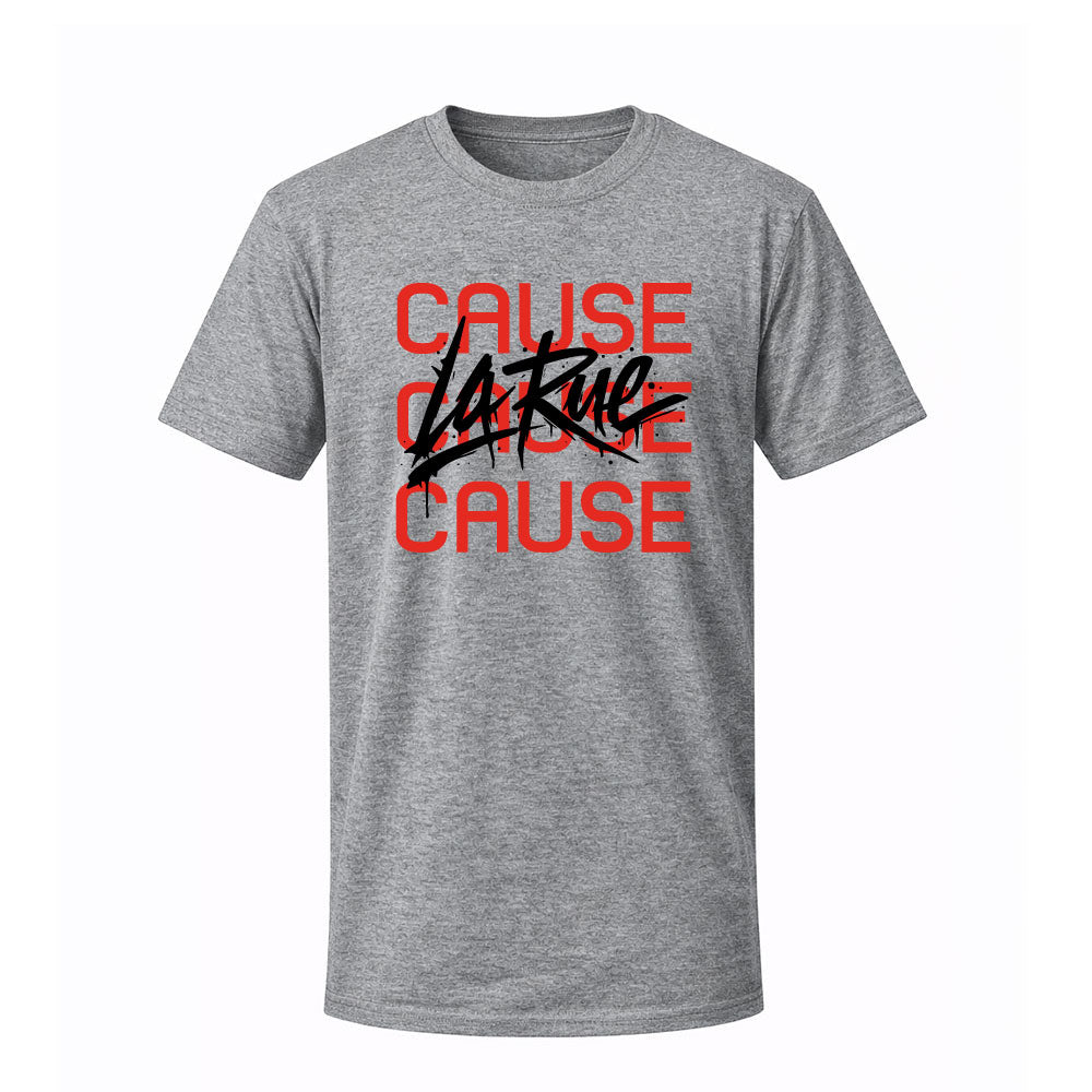 T-shirt gris LA RUE CAUSE - KARLITO