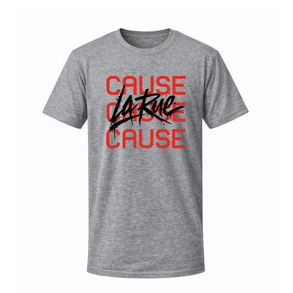 T-shirt gris LA RUE CAUSE - KARLITO