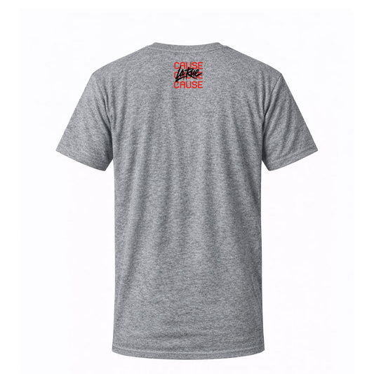 T-shirt gris LA RUE CAUSE - KARLITO