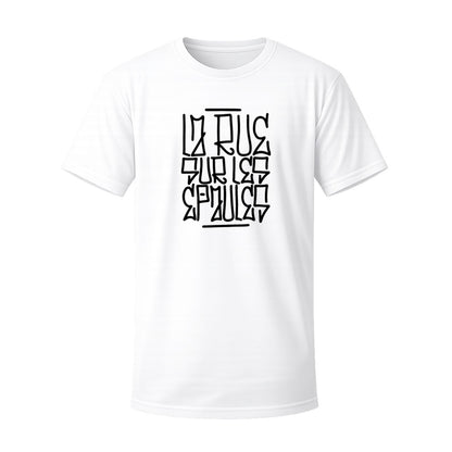 T-shirt blanc LA RUE - SIROP DE LA RUE