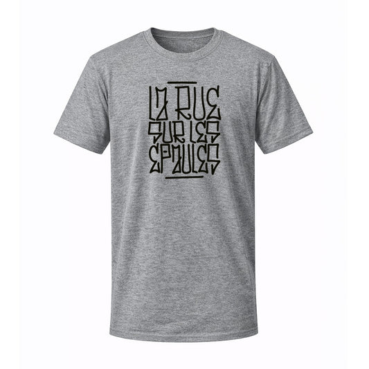 T-shirt gris LA RUE - SIROP DE LA RUE