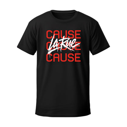 T-shirt noir LA RUE CAUSE - KARLITO