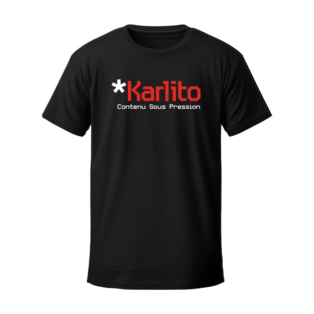 T-shirt noir KARLITO - KARLITO