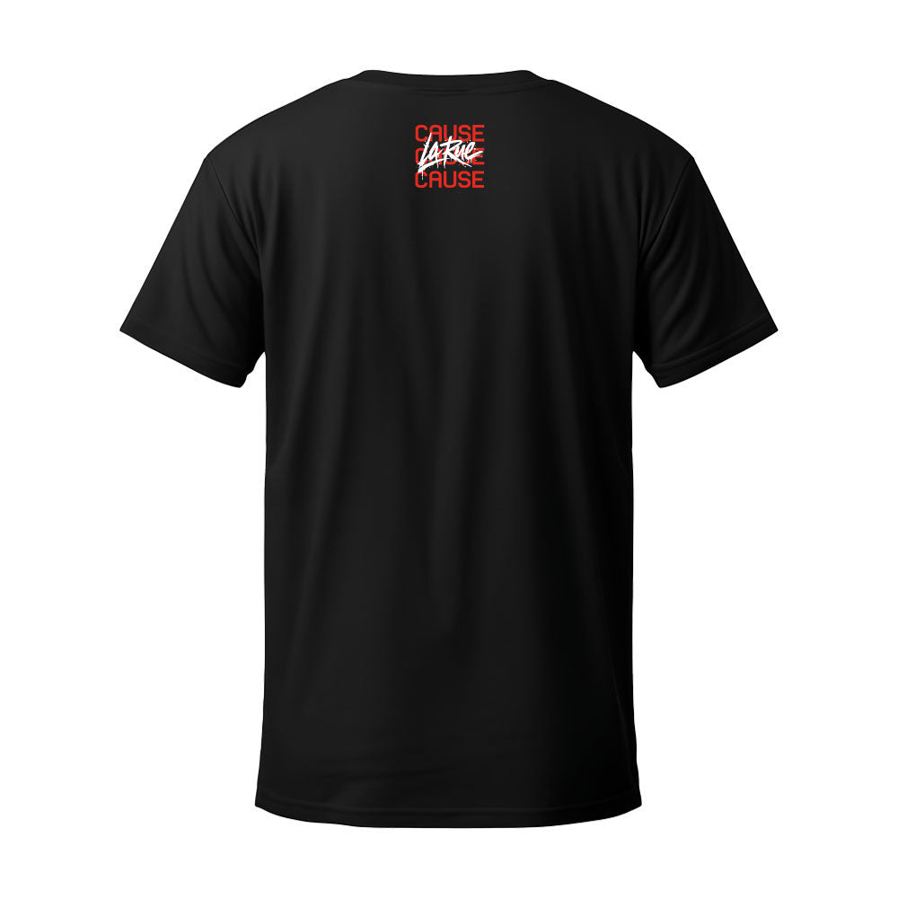 T-shirt noir LA RUE CAUSE - KARLITO