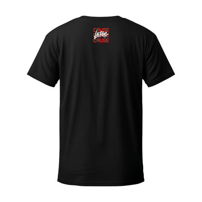 T-shirt noir LA RUE CAUSE - KARLITO