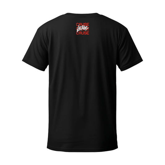 T-shirt noir LA RUE CAUSE - KARLITO