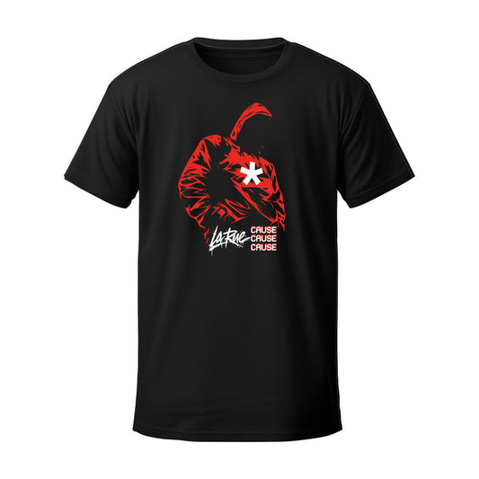 T-shirt noir COVER - KARLITO