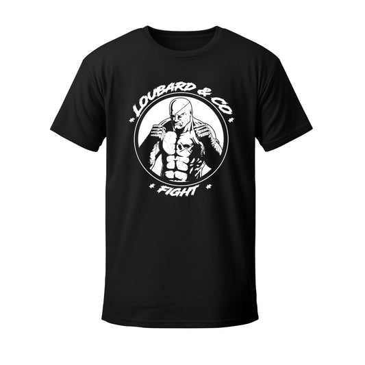 T-shirt noir FIGHT - LOUBARD & CO