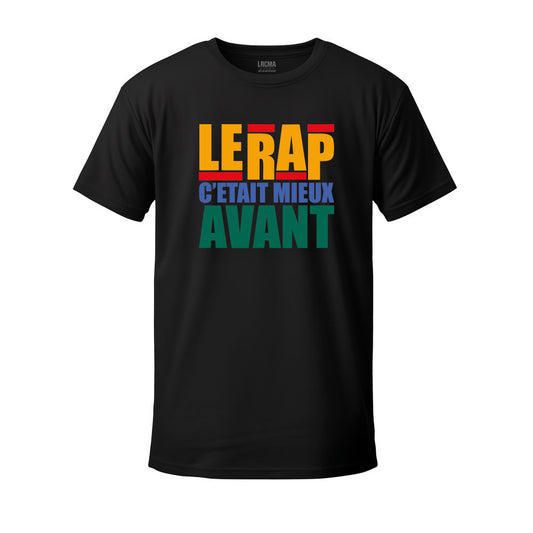 T-shirt noir RAP BUSINESS - LRCMA