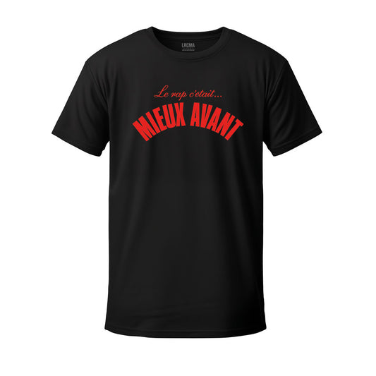 T-shirt noir THE INFAMOUS RAP rouge - LRCMA