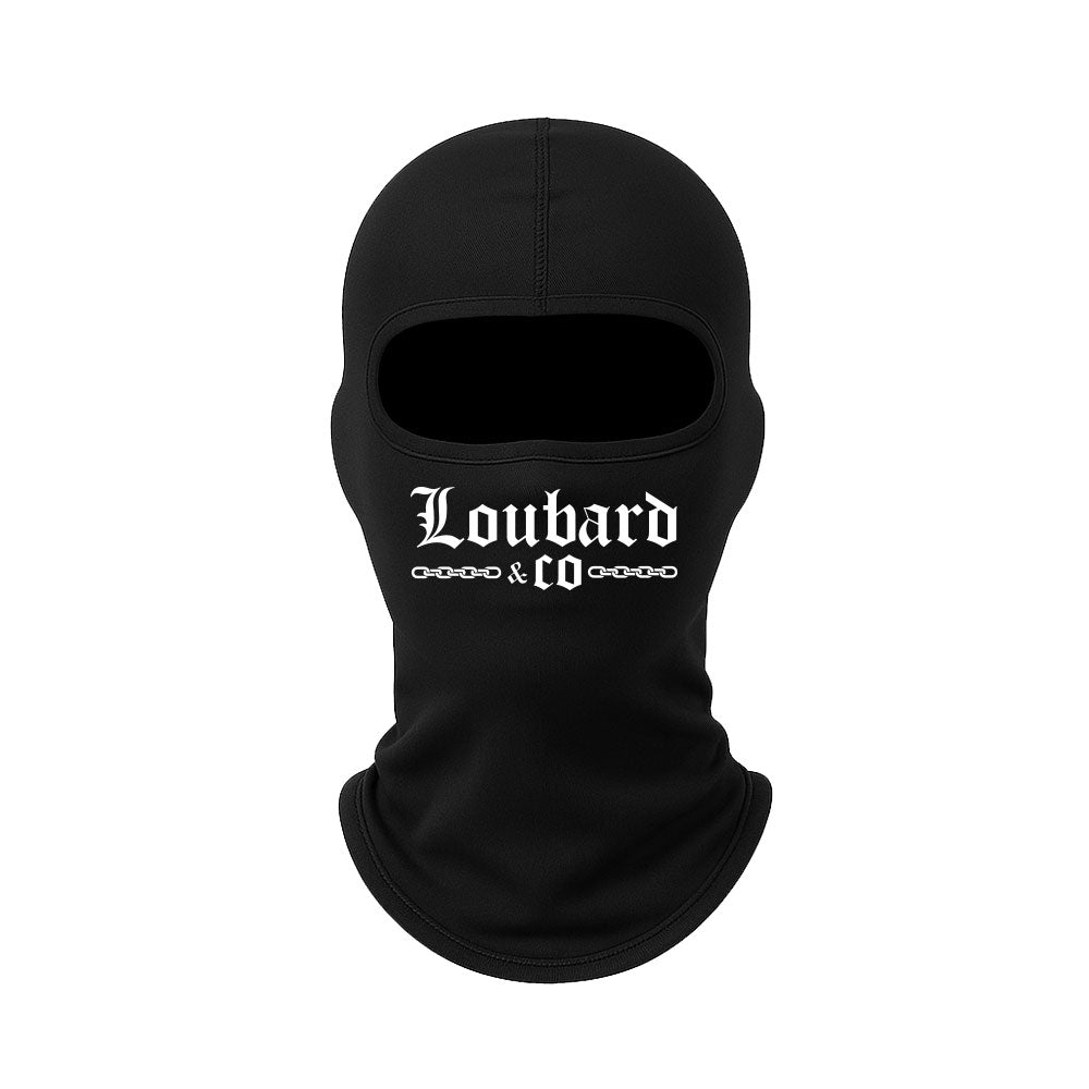 Cagoule noire LETTER - LOUBARD & CO