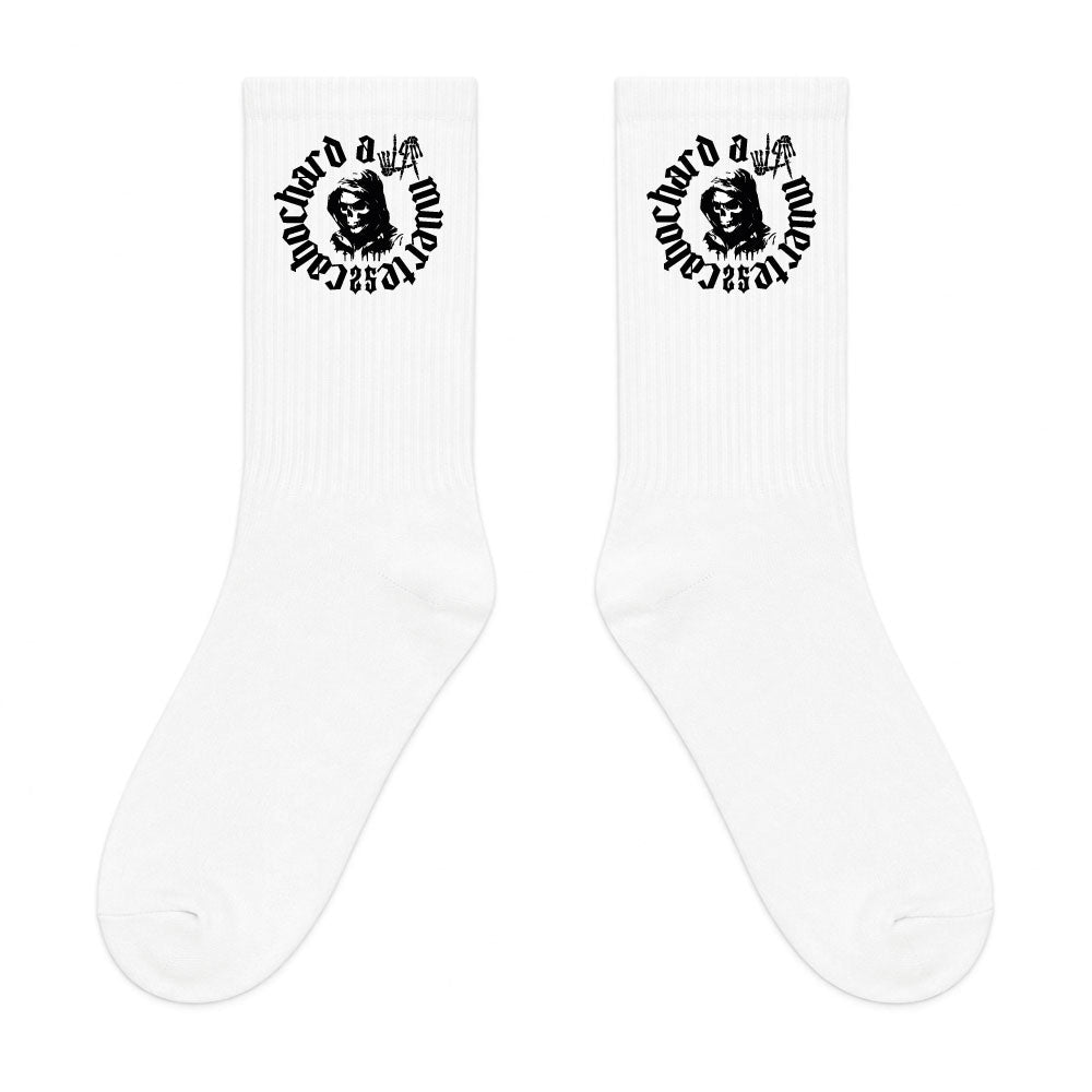 Chaussettes blanches A LA MUERTE - CABOCHARD