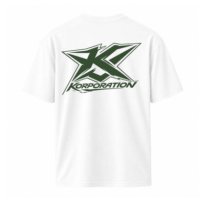 T-shirt blanc KORPO vert - KORPORATION