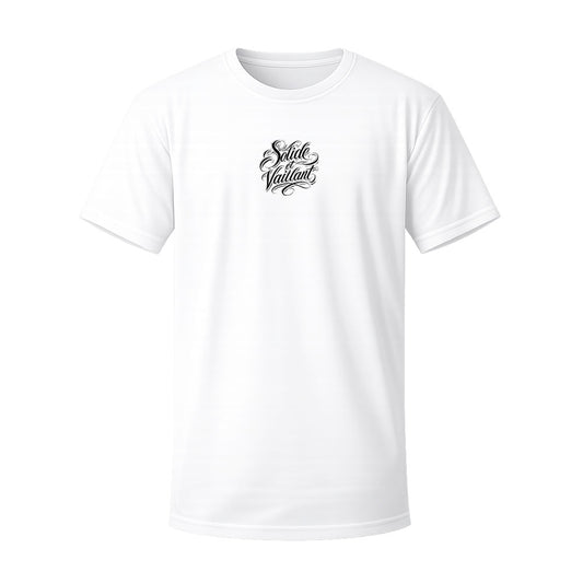 T-shirt blanc SOLIDE & VAILLANT - CABOCHARD