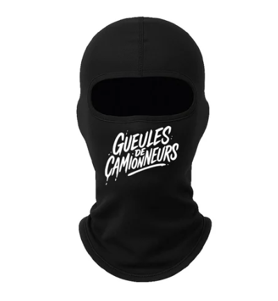 Cagoule noire GUEULE DE CAMIONNEURS - CABOCHARD