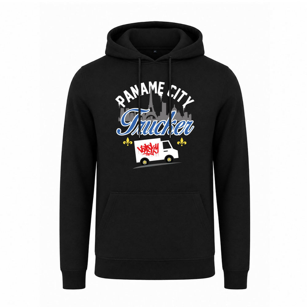 Sweat Capuche noir PANAME CITY TRUCKER - VAPSKY