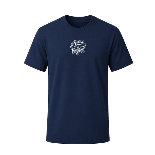 T-shirt navy SOLIDE & VAILLANT - CABOCHARD