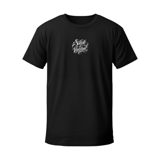 T-shirt noir SOLIDE & VAILLANT - CABOCHARD