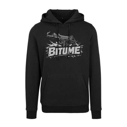 Sweat Capuche noir BITUME - UZI BITUME