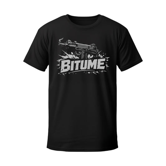 T-shirt noir BITUME - UZI BITUME